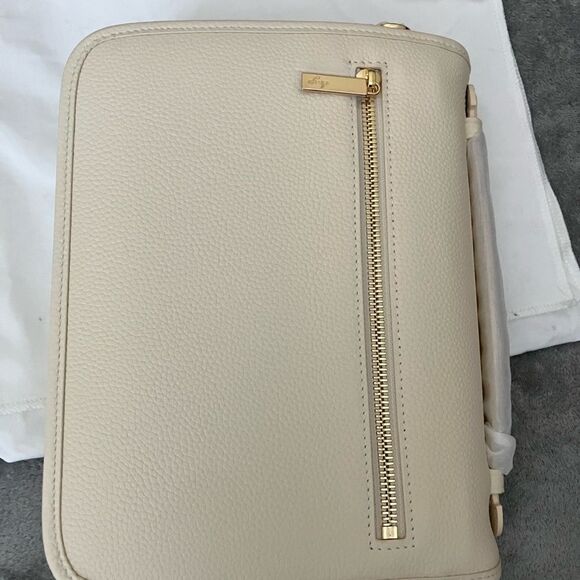 NWT DUYP Paris 15 Satchel Bag in Buttercream - Picture 9 of 9
